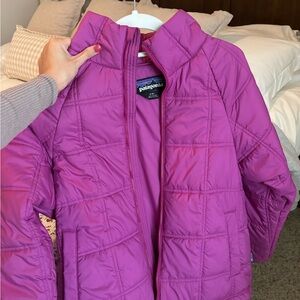 Patagonia Pink Quilted Puffer Jacket